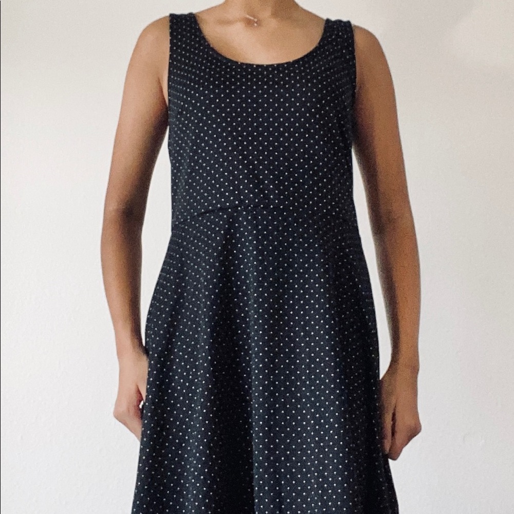 H&M: Black polka dot dress